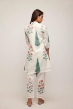 Women's Rayon Co Ord Set For Women | Co Ord Set For Women Stylish | Kurta Set For Women | Kurta Set | Ethnic Co Ord Set For Women | 3/4 Sleeve Co-Ord Set - Image 2