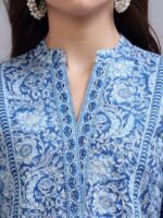 Women's Viscose Rayon Floral Printed Top | Short Kurta - Image 2