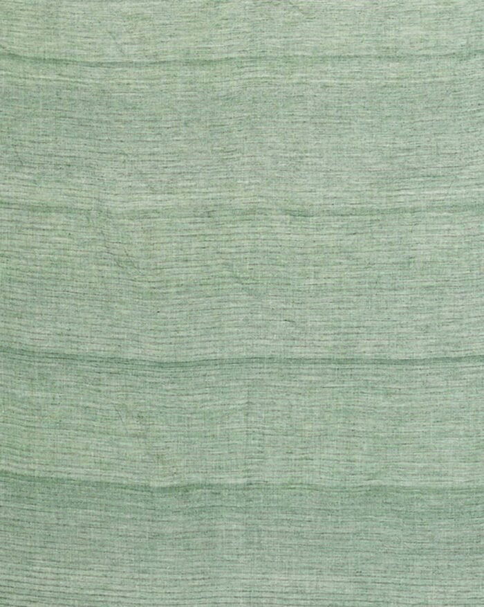 Women Cotton Saree with Contrast Border - Image 4