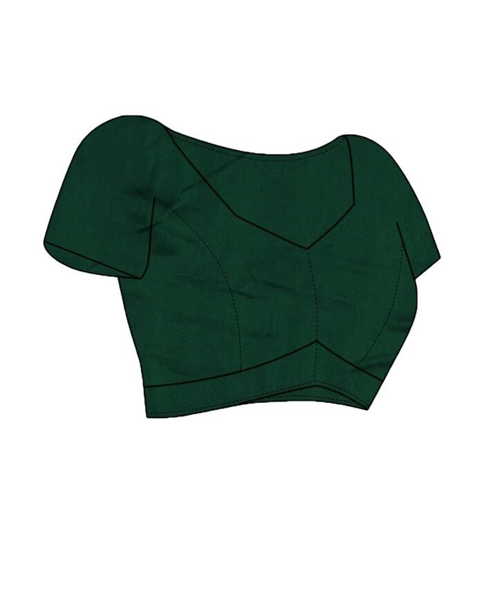 Women Embroidered Saree with Blouse Piece - Image 5